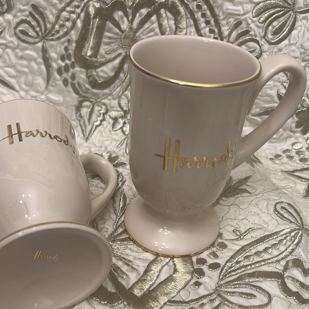 Harrods - pair for traditional mugs - NWOT - Picture 4 of 4